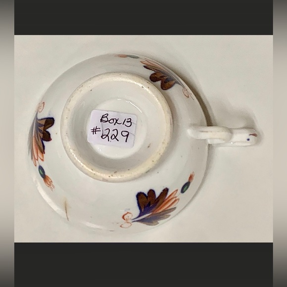 Early 1800s Gaudy Welsh Hexagon Variant Pattern Copper Lustre Pedestal Cup - Picture 5 of 10